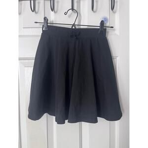 New Black Skirt With Undershorts Size XS